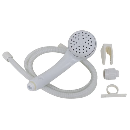 Valterra AIRFUSION SHOWER HEAD KIT, SEPARATE FLOW CONTROLLER, WHITE PF276050